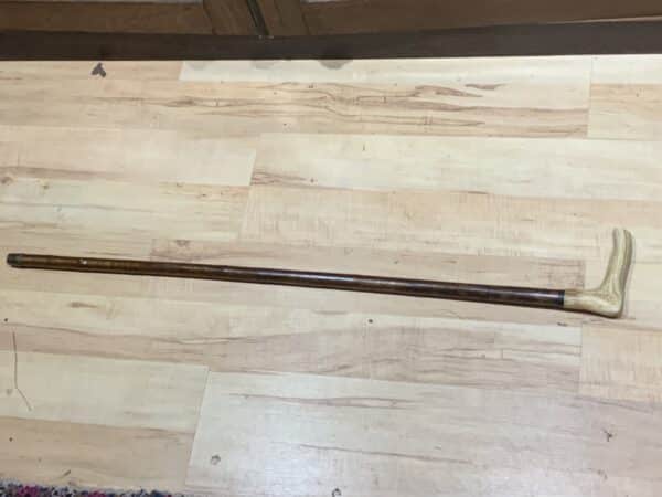 Gentleman’s Walking Stick Sword Stick With Horn Handle Grip - Image 2