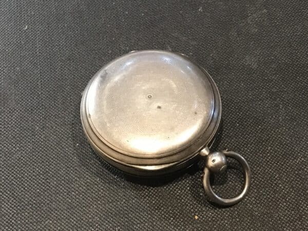 Kate Barnwell Coventry full Hunter pocket watch 1886 silver cased fusee movement - Image 2