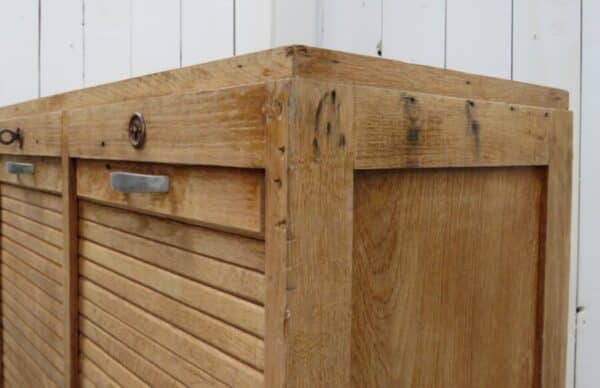 Triple Tambour Front Filing Cabinet - Image 5