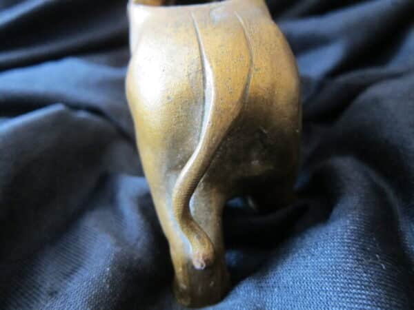 19th Century Oriental Gilt Bronze Elephant Incense Burner Antique Metals 11