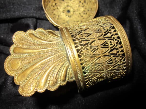 19th Century Oriental Gilt Bronze Elephant Incense Burner - Image 4