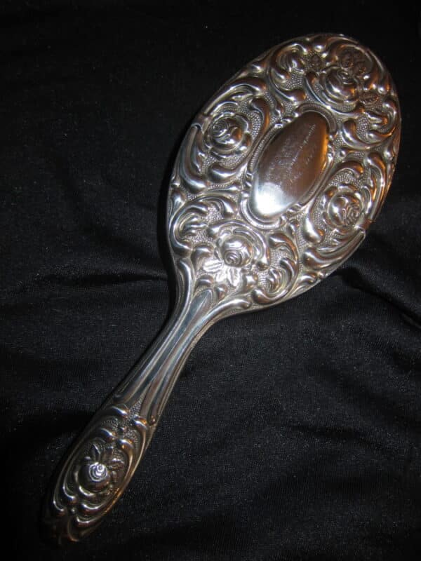 Vintage German Silver Hallmarked 835 Dressing Table Set - Image 3