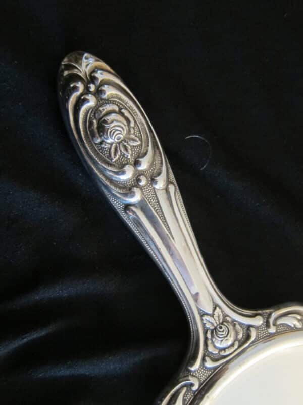 Vintage German Silver Hallmarked 835 Dressing Table Set - Image 6