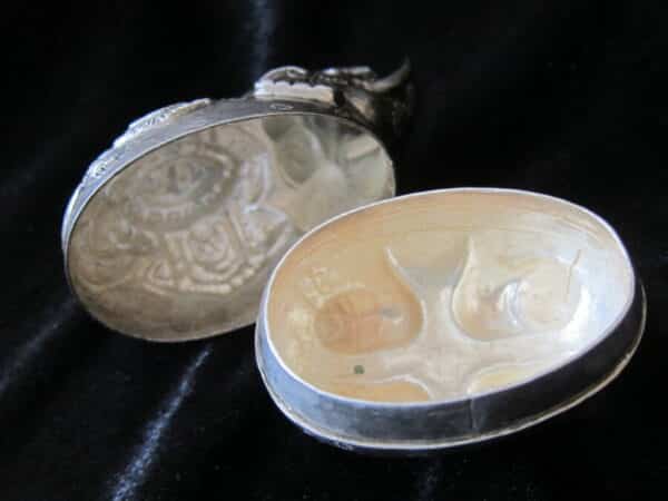 Vintage Asiatic Silver Elephant Trinket Pop - Image 6