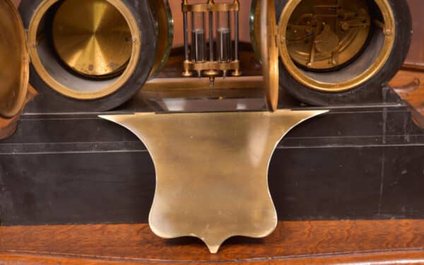Black Marble Mantel Clock SAI2429 - Image 6