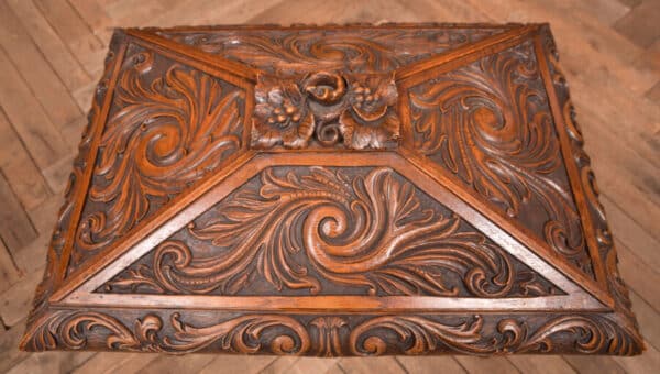Carved Oak Cellarette SAI2431 - Image 2