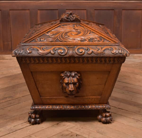 Carved Oak Cellarette SAI2431 Antique Boxes 11