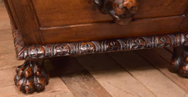 Carved Oak Cellarette SAI2431 - Image 23