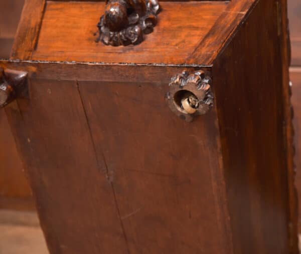 Carved Oak Cellarette SAI2431 - Image 21