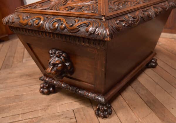 Carved Oak Cellarette SAI2431 - Image 20