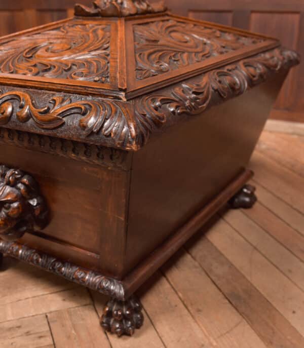 Carved Oak Cellarette SAI2431 - Image 19