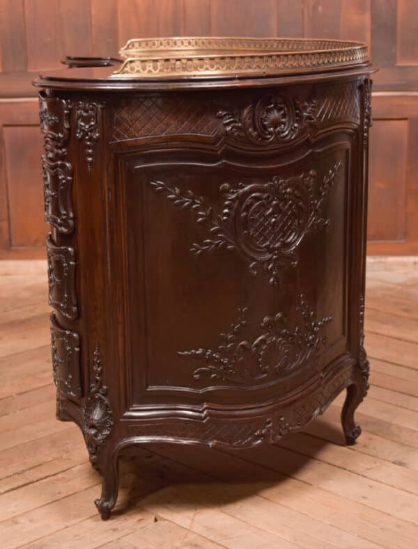 Kidney Shaped Carved Desk SAI2432 - Image 12