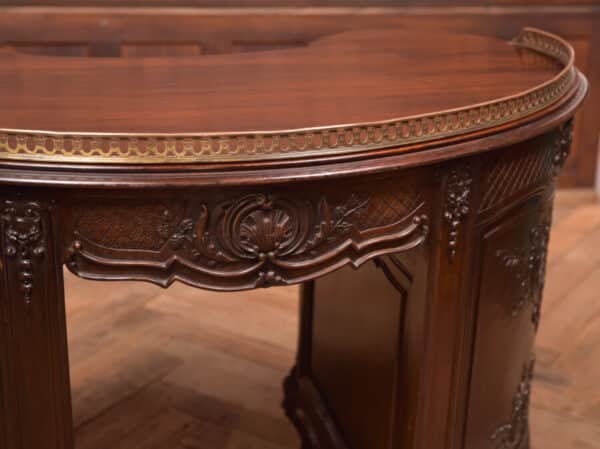 Kidney Shaped Carved Desk SAI2432 Antique Desks 11