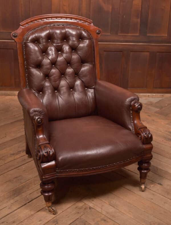 Victorian Button Back Library Chair SAI2435 - Image 3
