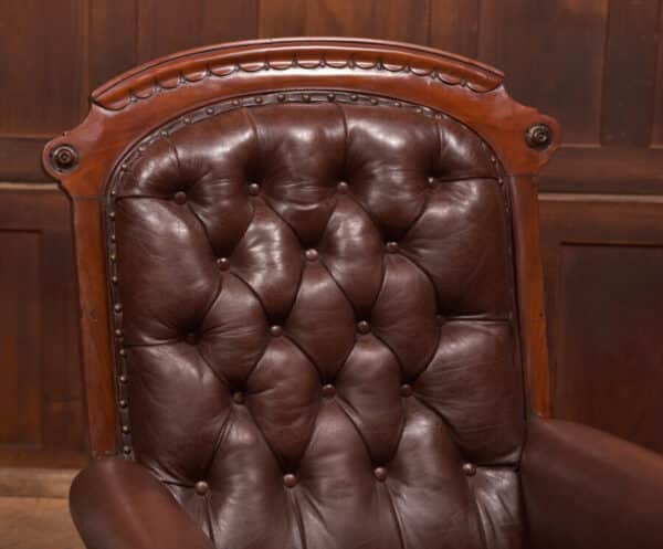 Victorian Button Back Library Chair SAI2435 - Image 11