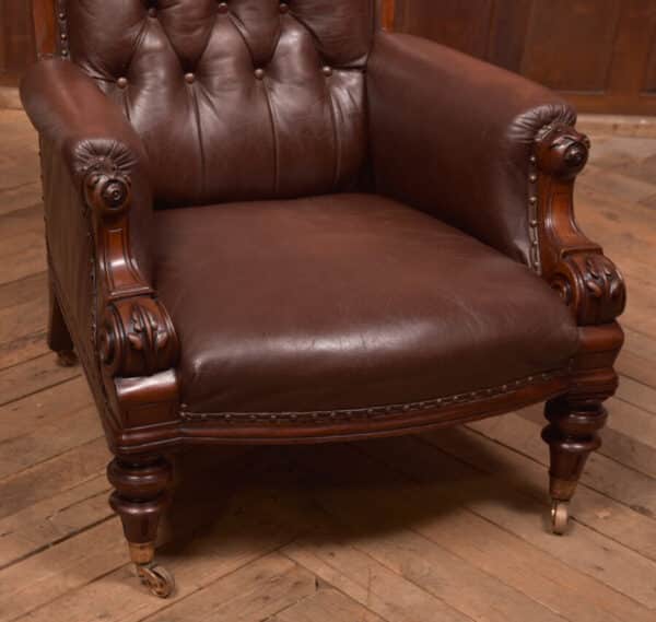 Victorian Button Back Library Chair SAI2435 - Image 10