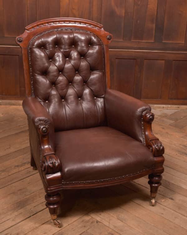 Victorian Button Back Library Chair SAI2435