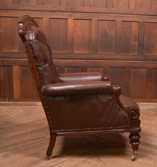 Victorian Button Back Library Chair SAI2435 - Image 7