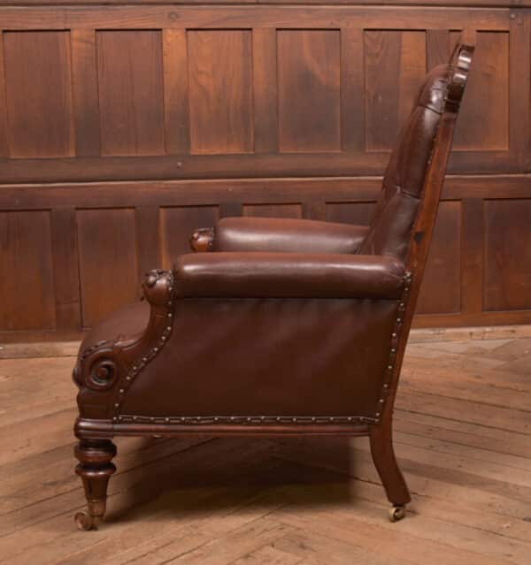 Victorian Button Back Library Chair SAI2435 - Image 5