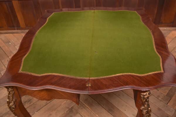 Victorian Fold Over Card Table SAI2436 - Image 6