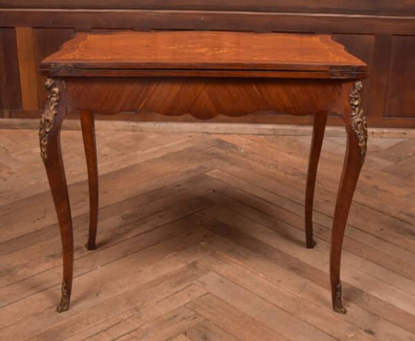 Victorian Fold Over Card Table SAI2436 - Image 4
