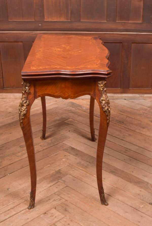 Victorian Fold Over Card Table SAI2436 - Image 2