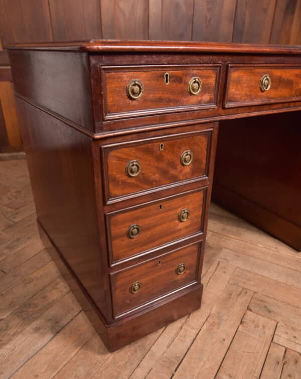 Edwardian Mahogany Knee Hole Desk SAI2445 Antique Desks 5