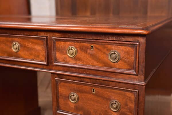 Edwardian Mahogany Knee Hole Desk SAI2445 Antique Desks 8