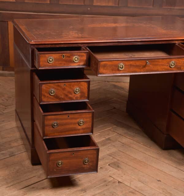 Edwardian Mahogany Knee Hole Desk SAI2445 Antique Desks 9