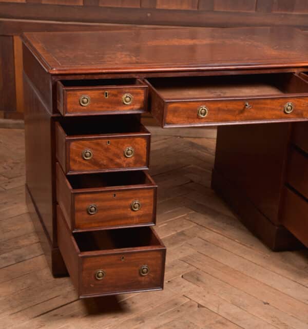 Edwardian Mahogany Knee Hole Desk SAI2445 - Image 7