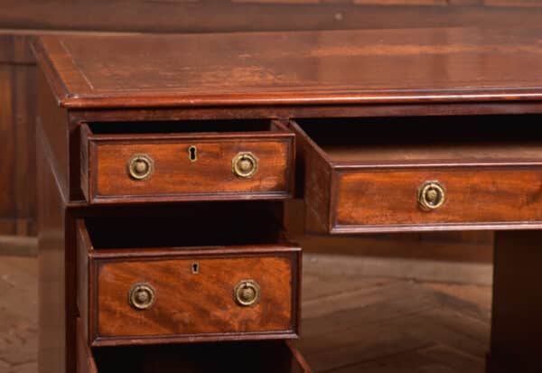 Edwardian Mahogany Knee Hole Desk SAI2445 - Image 12