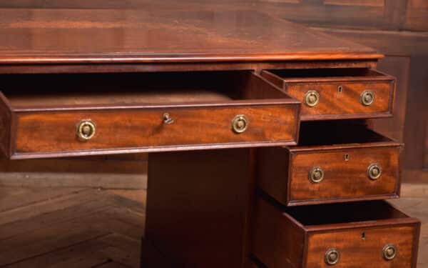 Edwardian Mahogany Knee Hole Desk SAI2445 Antique Desks 15