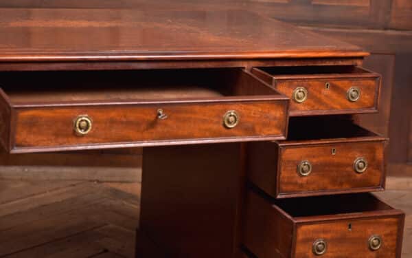 Edwardian Mahogany Knee Hole Desk SAI2445 - Image 13