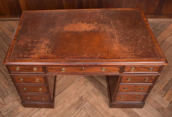Edwardian Mahogany Knee Hole Desk SAI2445 - Image 14