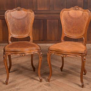Pair Of Walnut Bedroom Chairs SAI2446 Antique Chairs