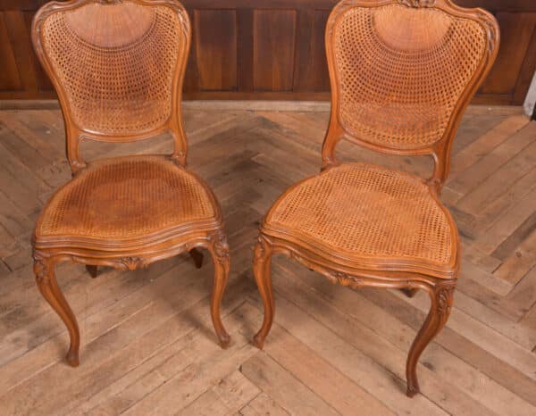 Pair Of Walnut Bedroom Chairs SAI2446 - Image 13