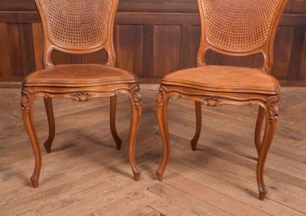 Pair Of Walnut Bedroom Chairs SAI2446 - Image 16