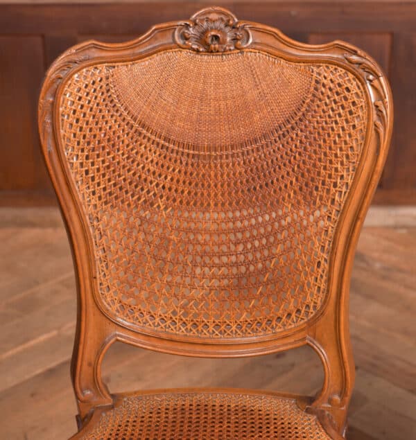 Pair Of Walnut Bedroom Chairs SAI2446 - Image 3