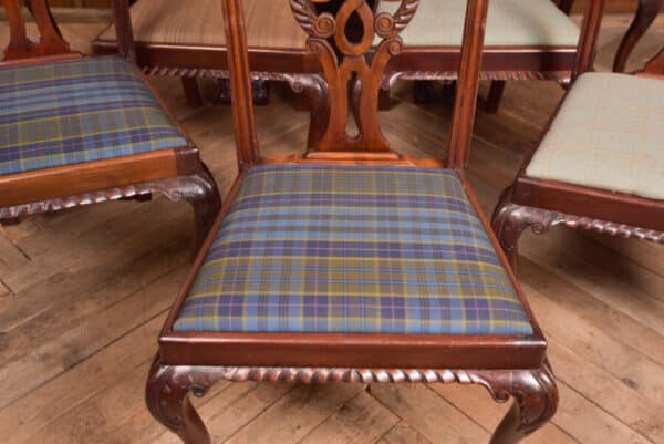 Set Of 8 Chippendale Style Dining Room Chair SAI2441 - Image 13