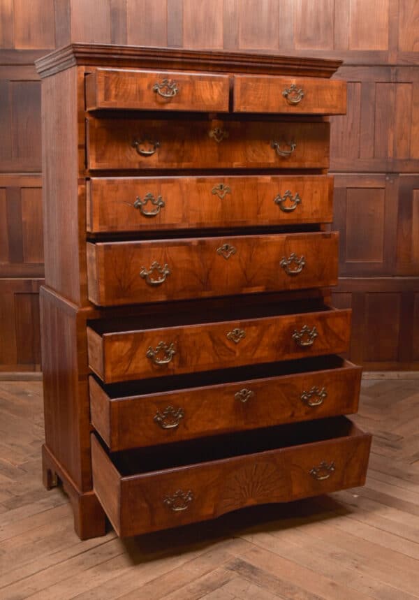 Walnut Chest On Chest/ Tallboy SAI2447 - Image 8
