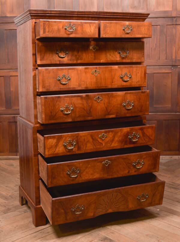 Walnut Chest On Chest/ Tallboy SAI2447 - Image 6