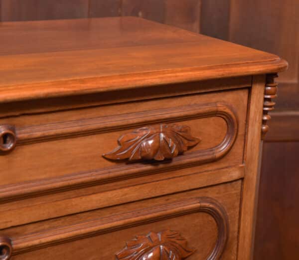 Victorian Walnut French Chest Of Drawers SAI2451 - Image 3
