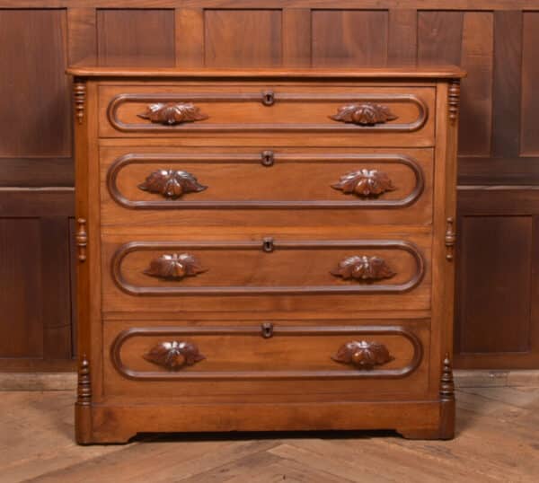 Victorian Walnut French Chest Of Drawers SAI2451 Antique Draws 3