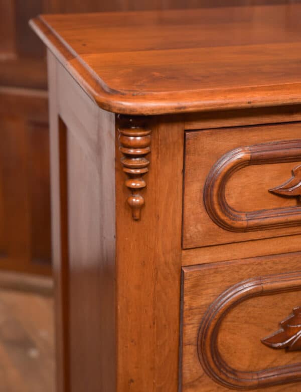 Victorian Walnut French Chest Of Drawers SAI2451 - Image 13