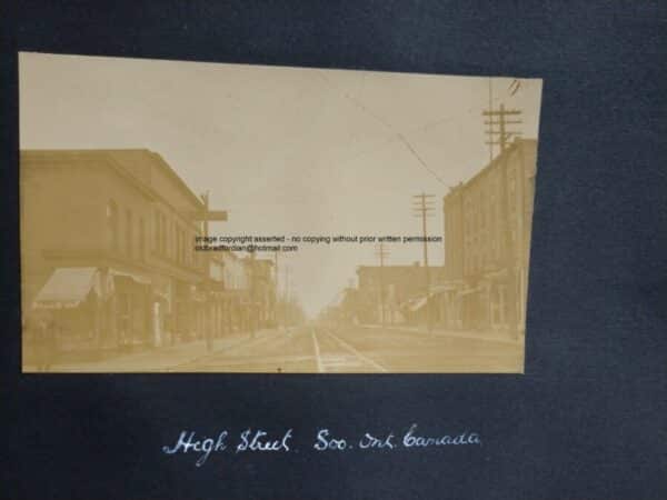 Rare Early Photograph Hight Street Soo Sault Ste Marie Ontario Canada East Indies c1900 Antique Photograph Scientific Antiques 3