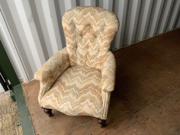 Armchair Victorian Gentleman’s Antique Chairs 3