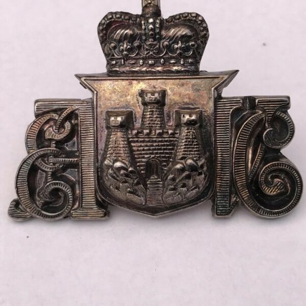 1st City of Edinburgh Artillery Volunteers Victorian Cap Badge