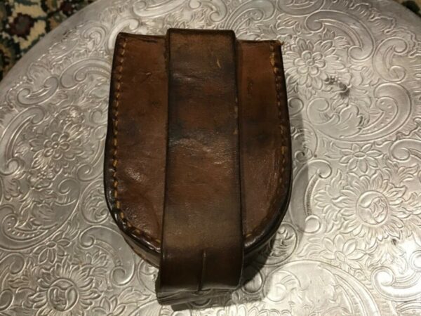 Compass 1915 with leather case Antique Collectibles 6