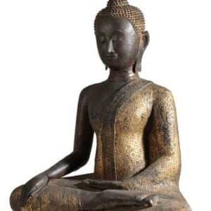 Large Bronze Buddha, Thailand, 18th / 19th Century antique buddha Antique Sculptures