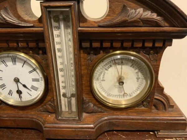 Weather Station & Clock in Oak case Miscellaneous 6